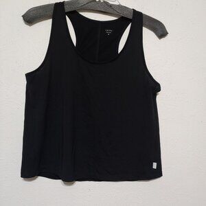 Johnny Was Calme Effect Racer Back Black Tank  NWOT